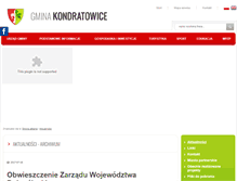 Tablet Screenshot of kondratowice.pl